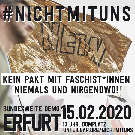 Nichtmituns Grossdemo Am 15 Februar In Erfurt Aufstehen Gegen